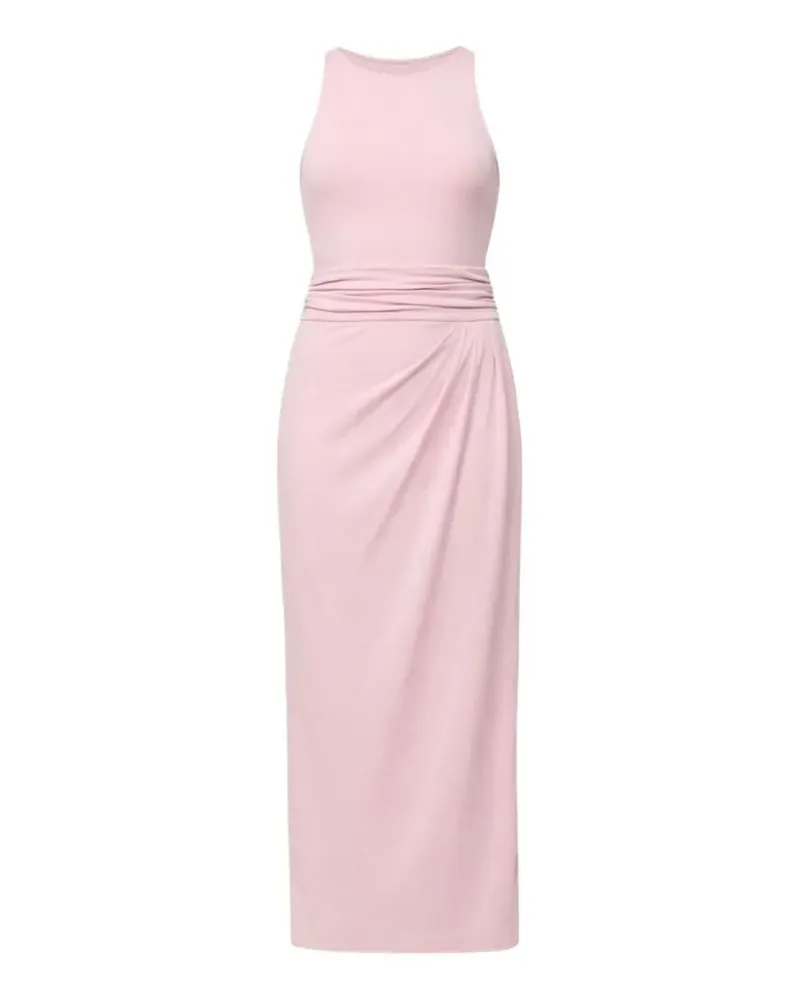 Another Tomorrow sarong-tie midi dress - Rosa Rosa