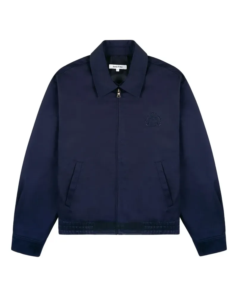 SPORTY & RICH NY Crest Prep Jacke - Blau Blau