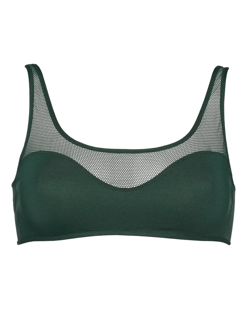 Eres Bikinioberteil mit eckigem Ausschnitt - Grün Grün