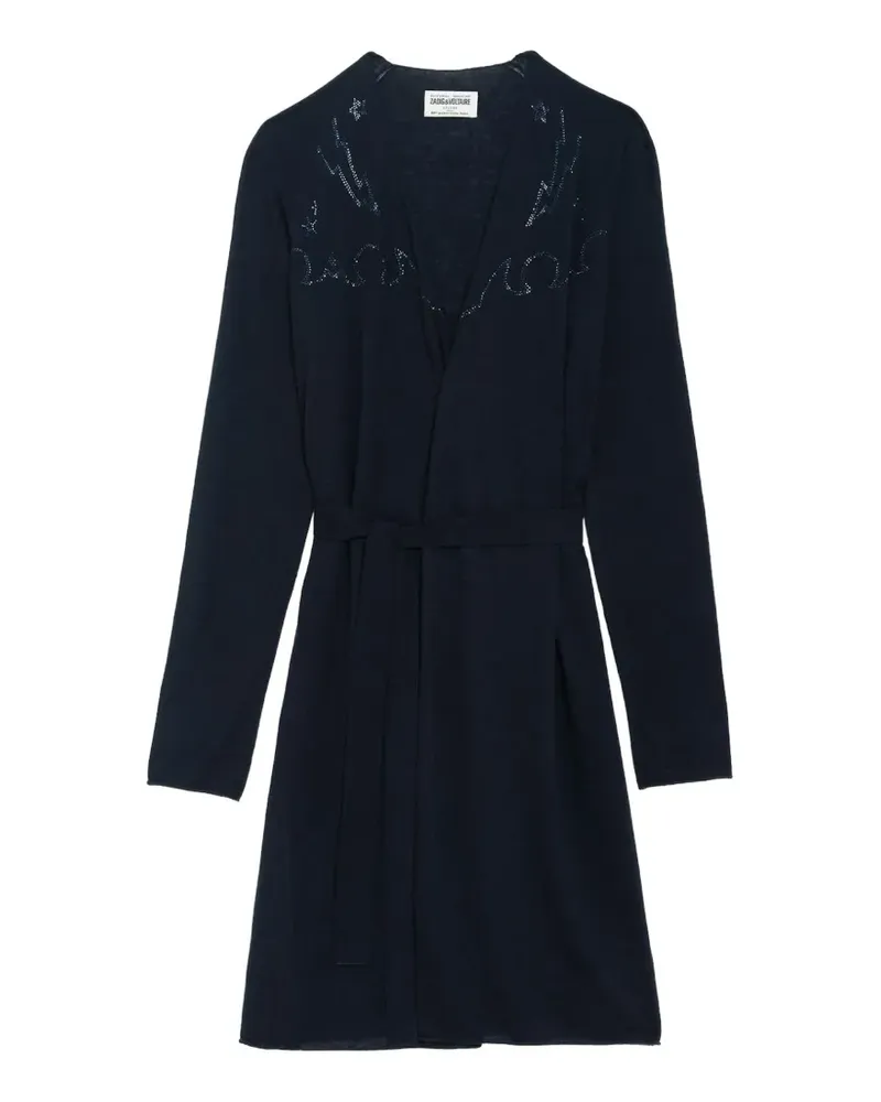 Zadig & Voltaire Daffy Cardigan mit Strassverzierung - Blau Blau