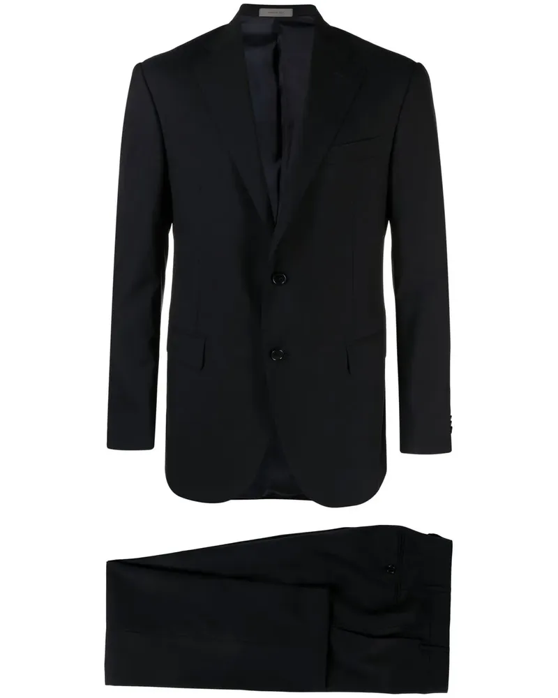Corneliani Einreihiger Anzug - Blau Blau
