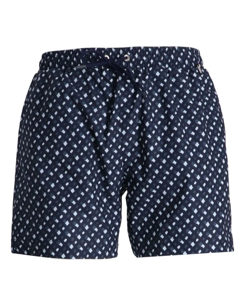 HUGO BOSS Manu Badeshorts - Blau Blau