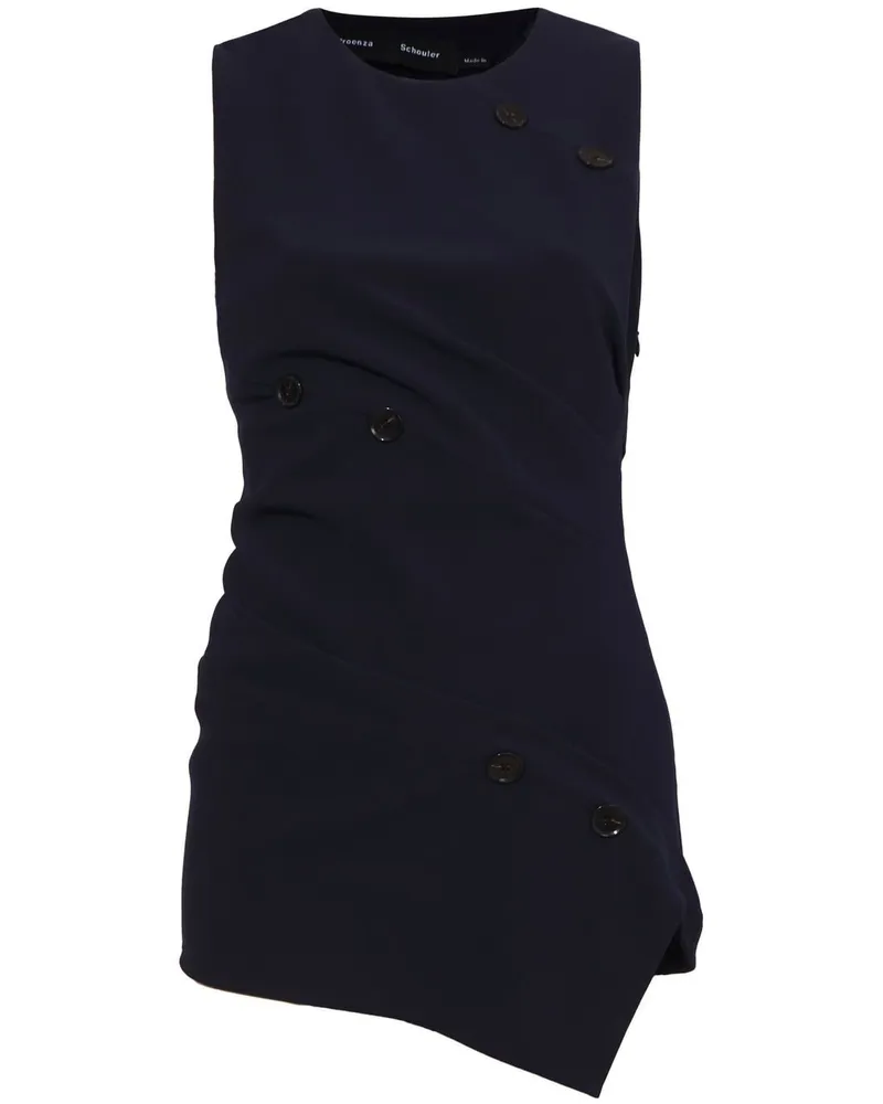 Proenza Schouler Drapiertes Top - Blau Blau