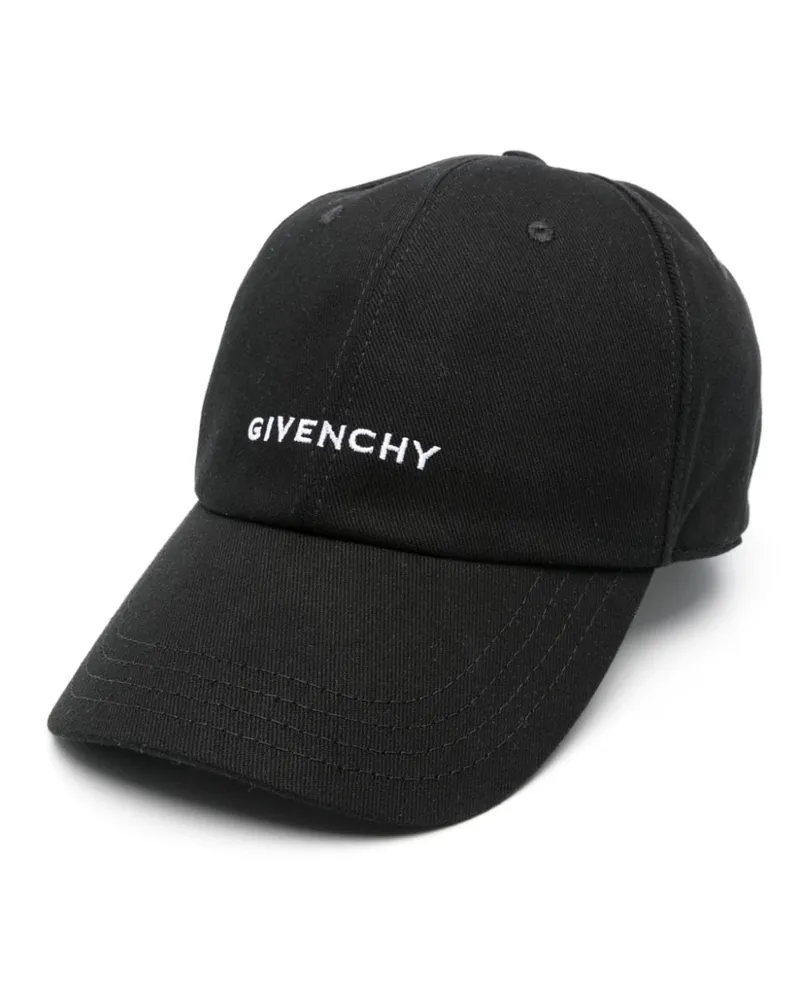 Givenchy Baseballkappe mit Logo - Schwarz Schwarz