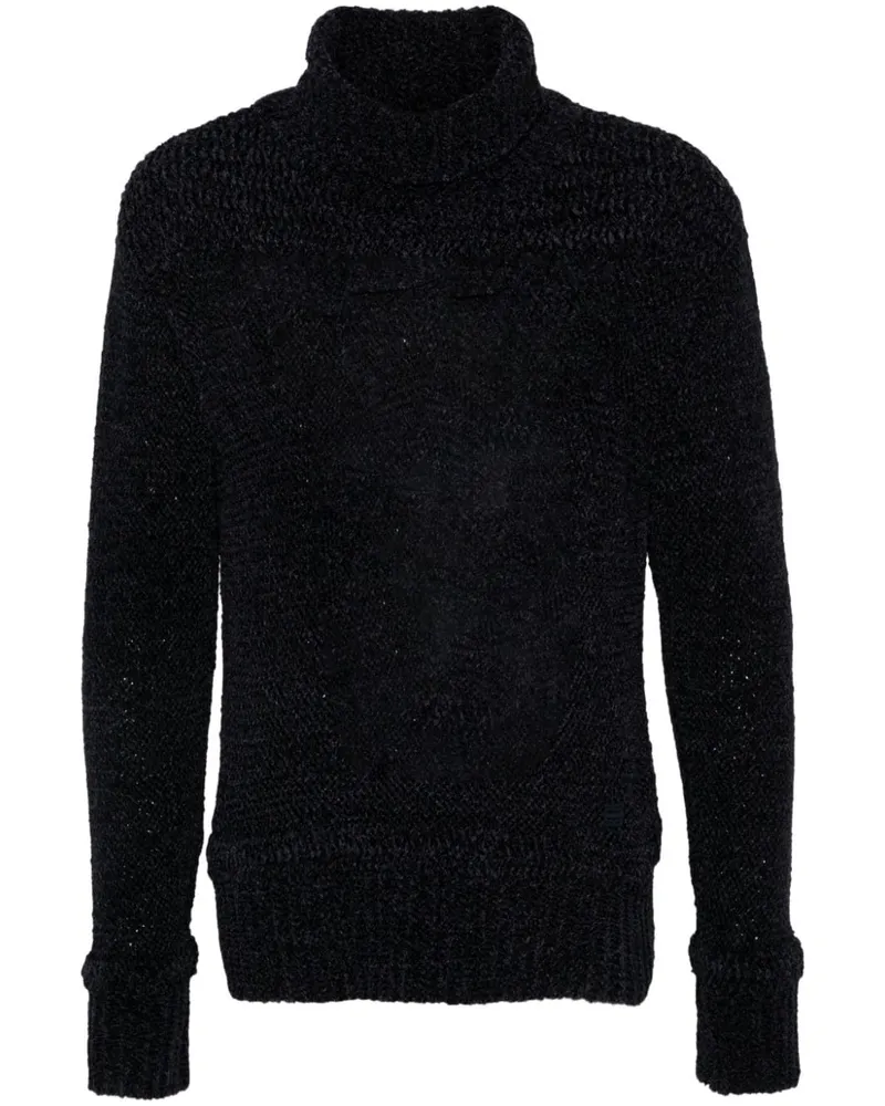 Givenchy Pullover mit Logo-Schild - Blau Blau