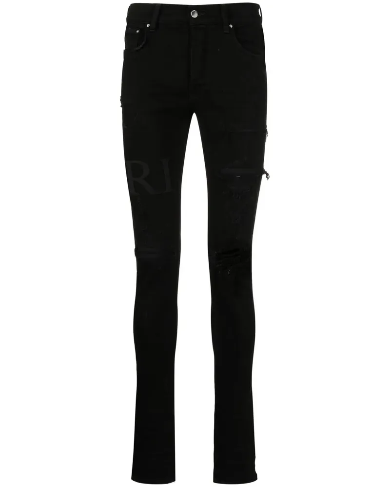 Amiri Skinny-Jeans im Distressed-Look - Schwarz Schwarz