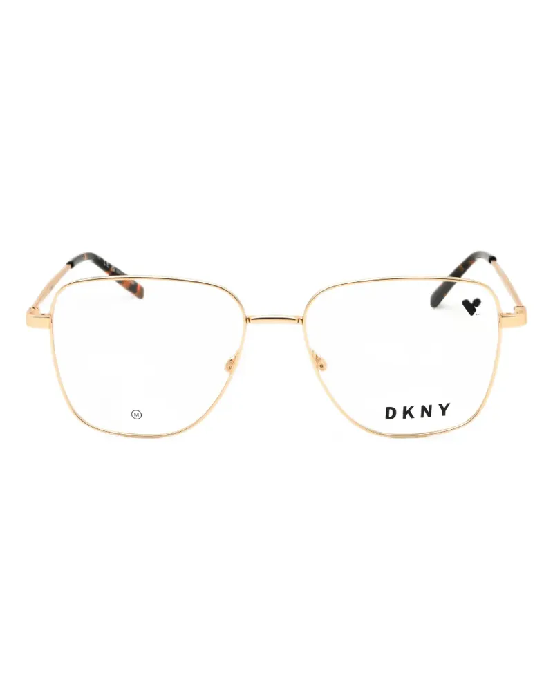DKNY square-frame glasses - Gold Gold