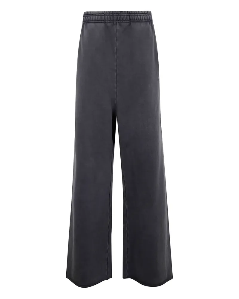 Entire Studios elasticated-waistband fleece trousers - Schwarz Schwarz