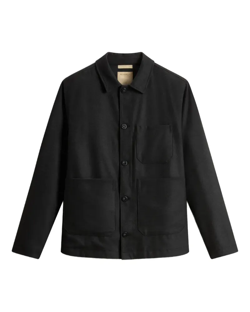 Woolrich Chore Hemdjacke - Schwarz Schwarz