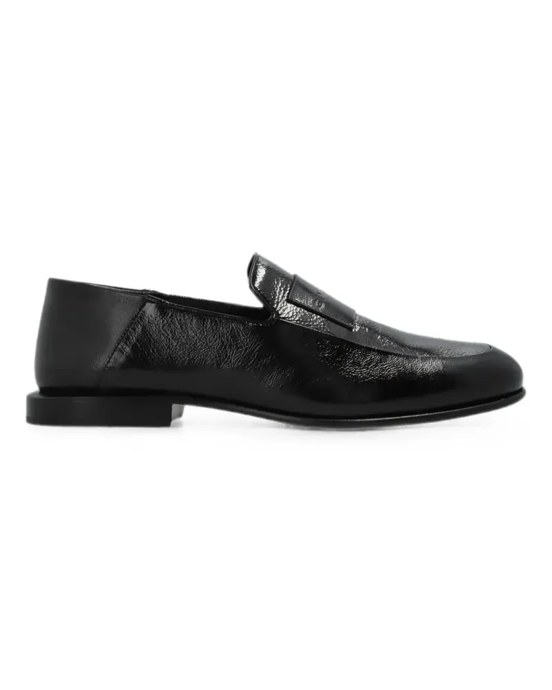 Givenchy Label logo-embossed loafers - Schwarz Schwarz