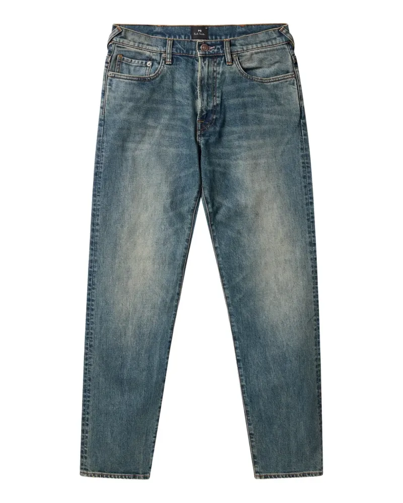Paul Smith Ausgeblichene Jeans mit Tragefalten - Blau Blau
