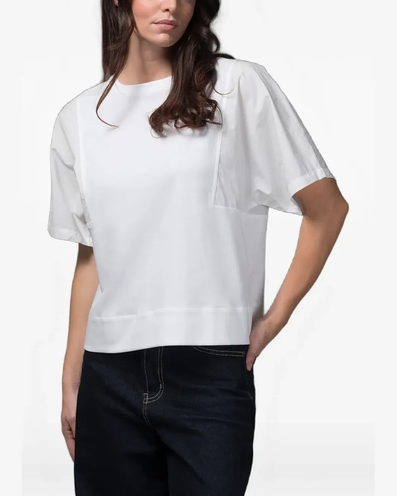 MOORER Genola-JTF top - Weiß Weiß