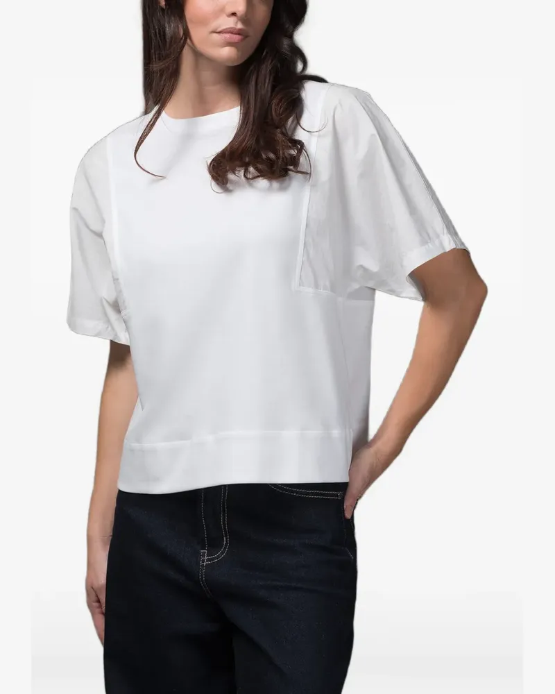 MOORER Genola-JTF top - Weiß Weiß