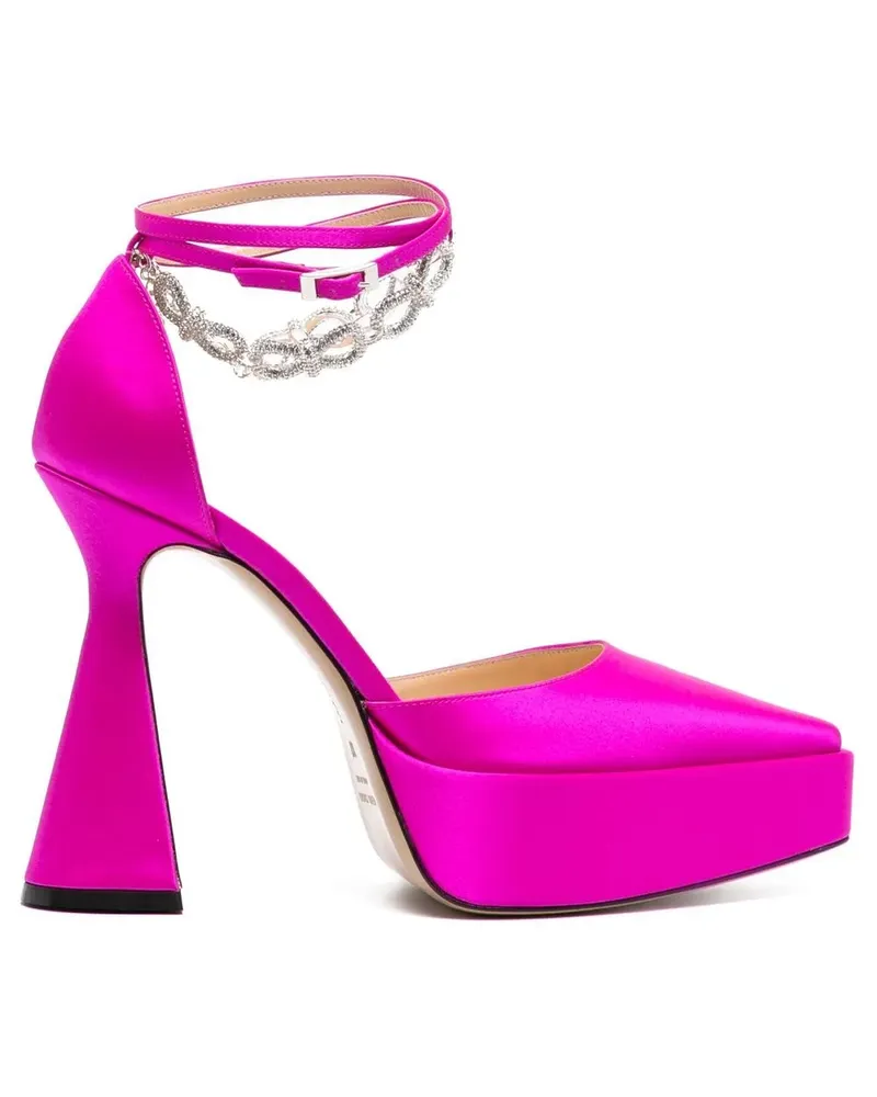 Mach & Mach Pumps mit Plateau - Rosa Rosa
