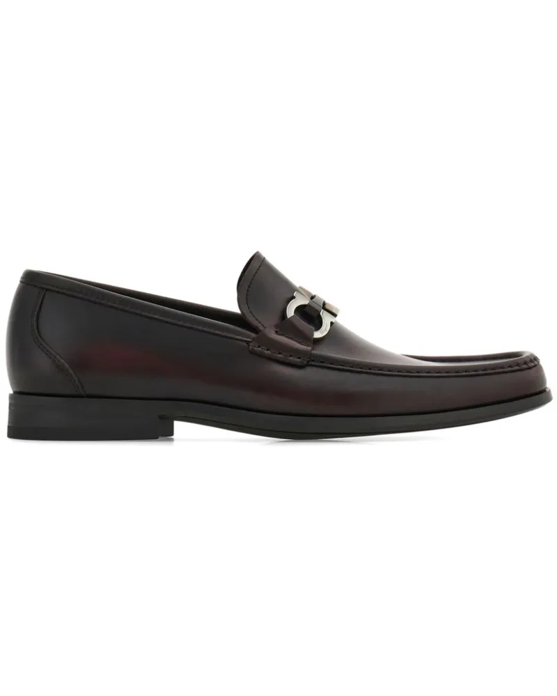 Ferragamo Loafer mit Gancini-Schild - Braun Braun