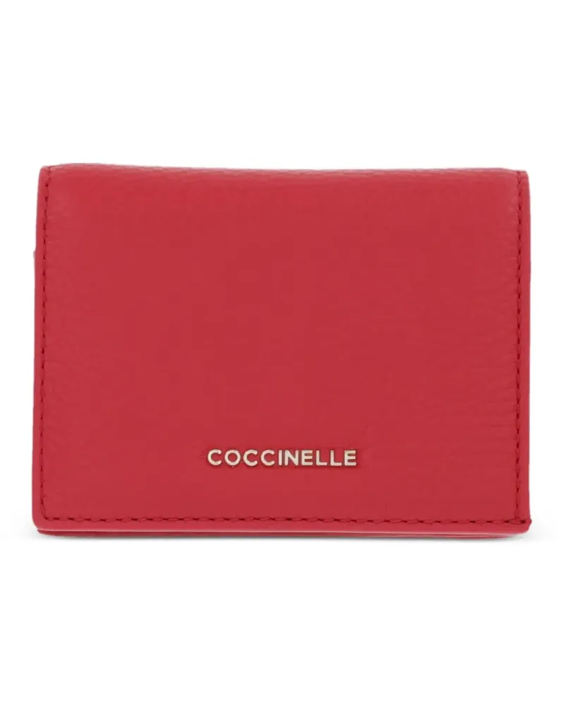 Coccinelle Portemonnaie mit Metalldetail - Rot Rot