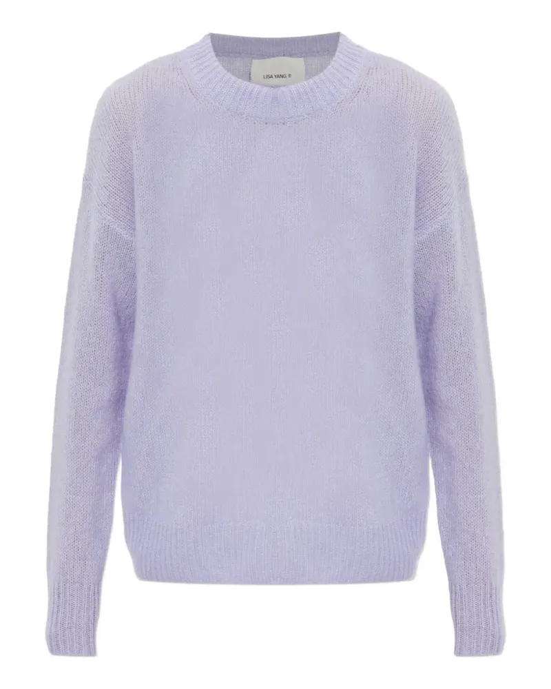 Lisa Yang Lova ribbed-trim sweater - Violett Violett