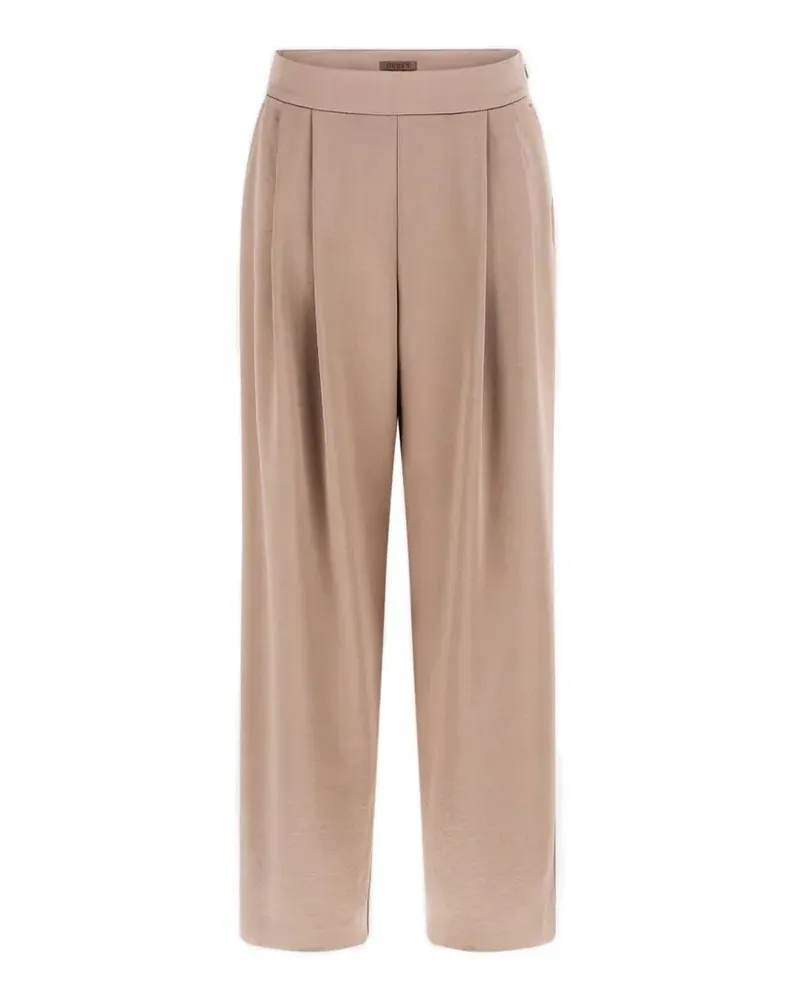 Guess Satinhose mit weitem Bein - Nude Nude