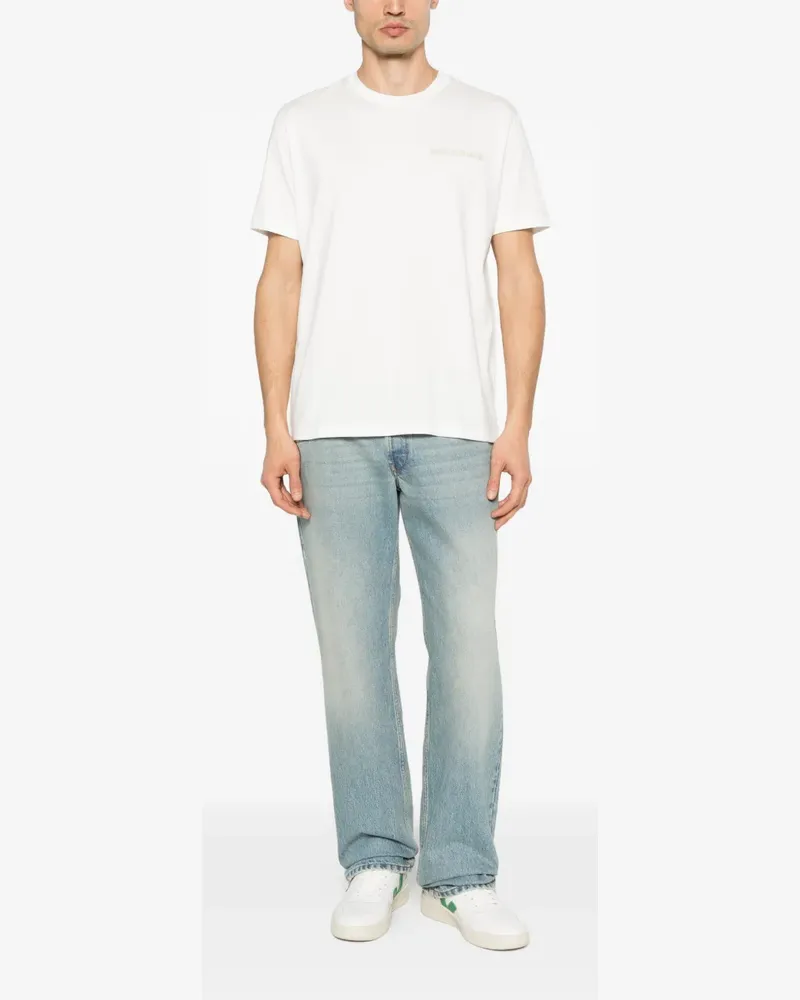 Paul & Shark logo-lettering T-shirt - Weiß Weiß