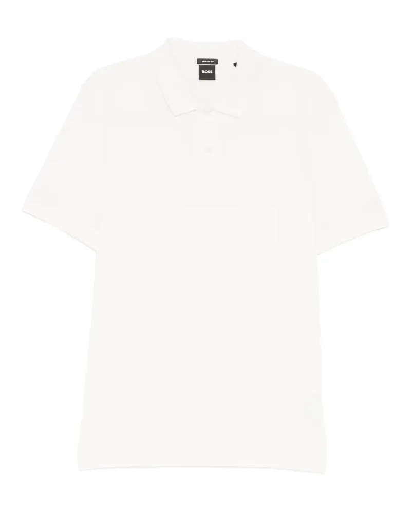 HUGO BOSS Poloshirt mit kurzen Ärmeln - Nude Nude