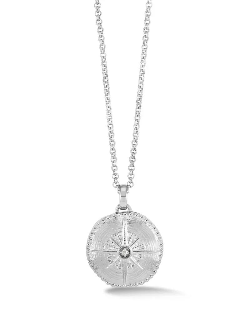 Dower & Hall True North Halskette - Silber Silber