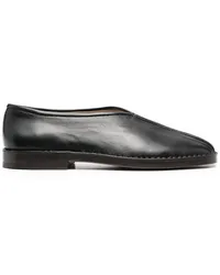 Christophe Lemaire Loafer mit eckiger Kappe Schwarz