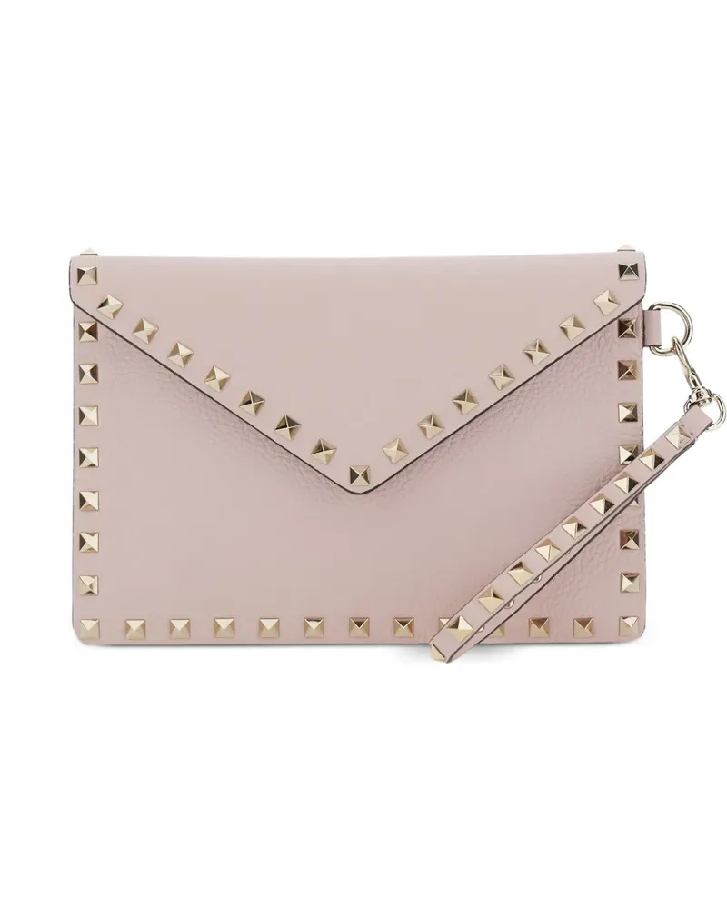 Valentino Garavani Rockstud clutch bag - Rosa Rosa
