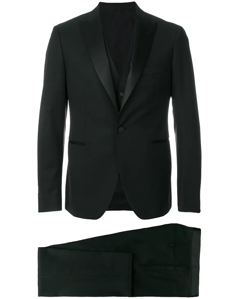 Tagliatore Zweiteiliger Anzug - Schwarz Schwarz