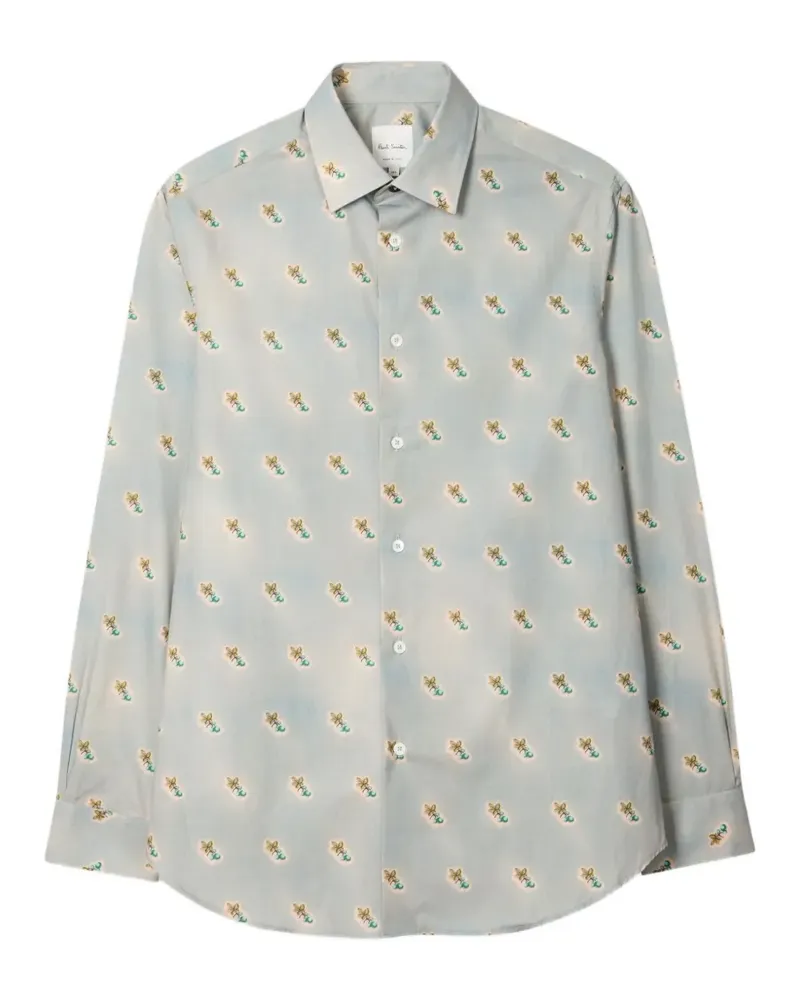 Paul Smith Ditsy Fruit cotton shirt - Blau Blau