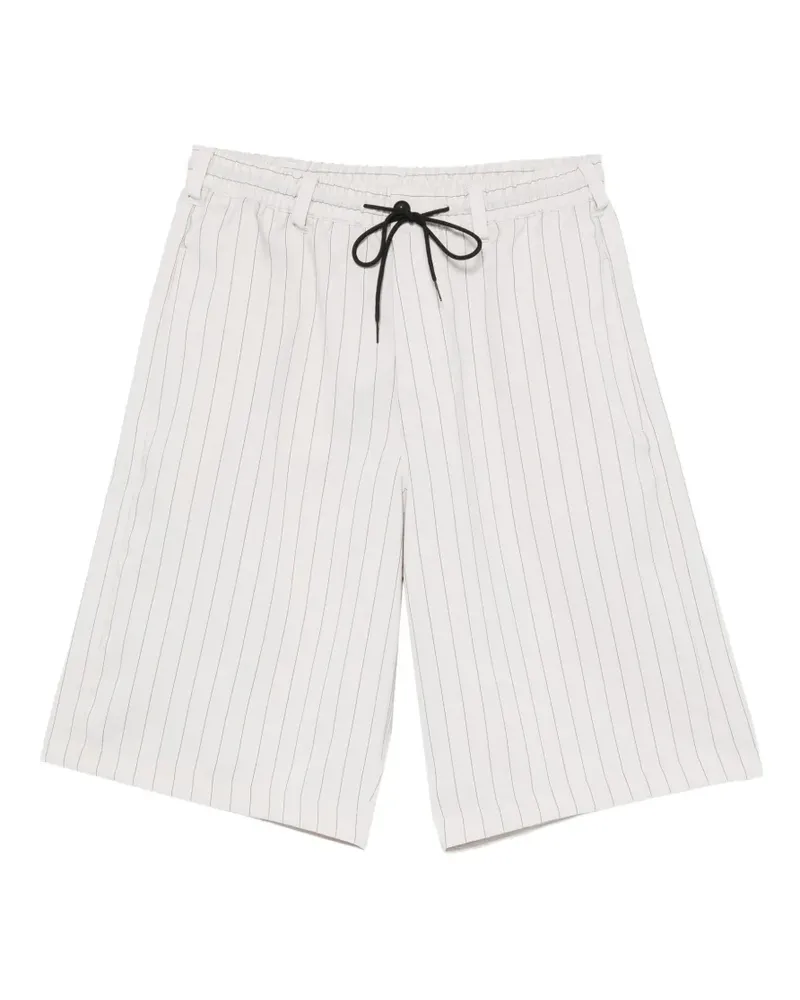 Y-3 Shorts mit Nadelstreifen - Nude Nude