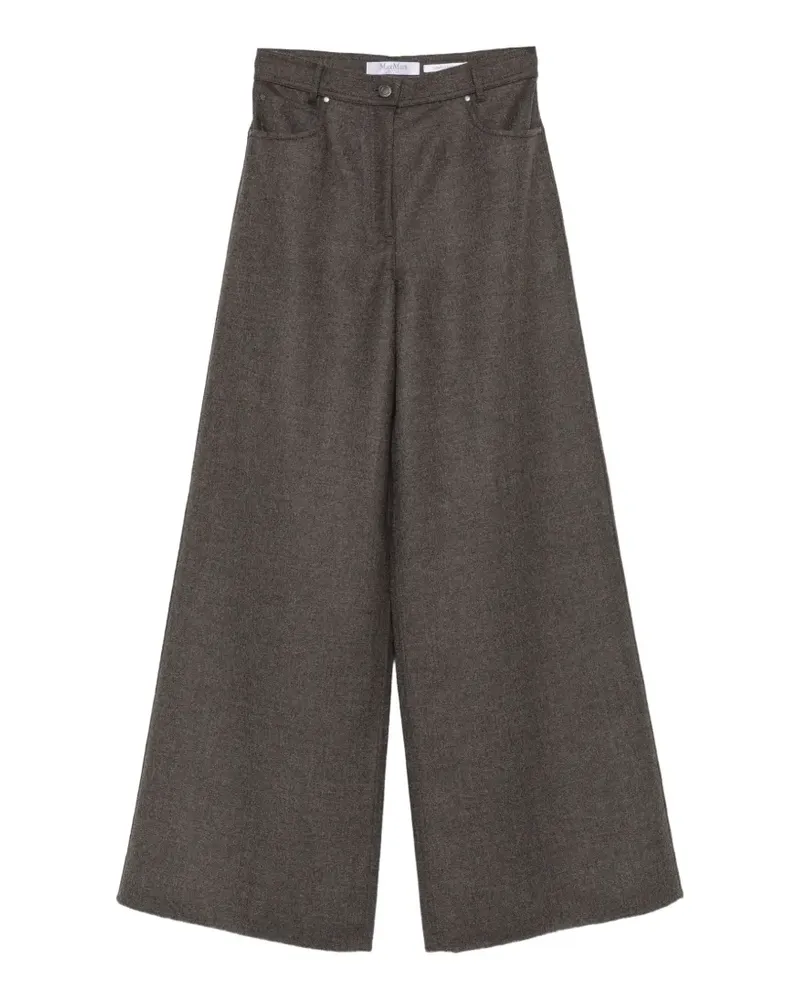 Max Mara wide-leg trousers - Grau Grau