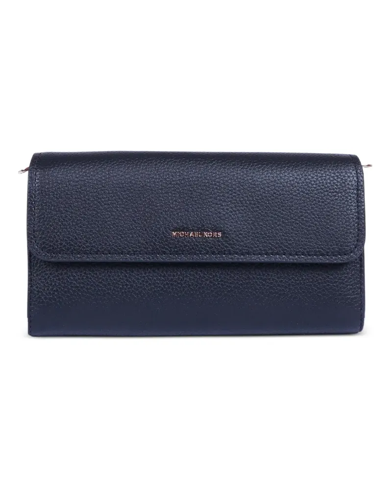 Michael Kors small grained leather shoulder bag - Blau Blau