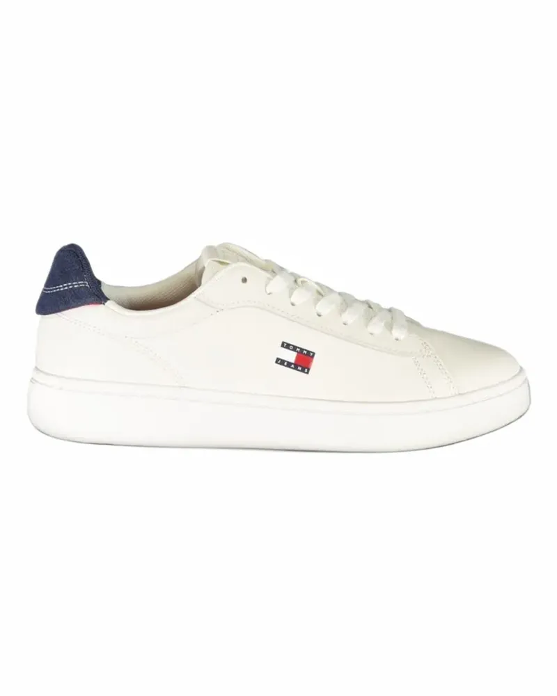 Tommy Hilfiger Sneakers mit Logo-Patch - Weiß Weiß