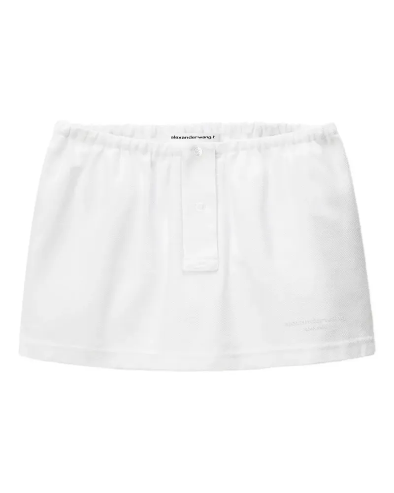 Alexander Wang Rock mit elastischem Bund - Weiß Weiß