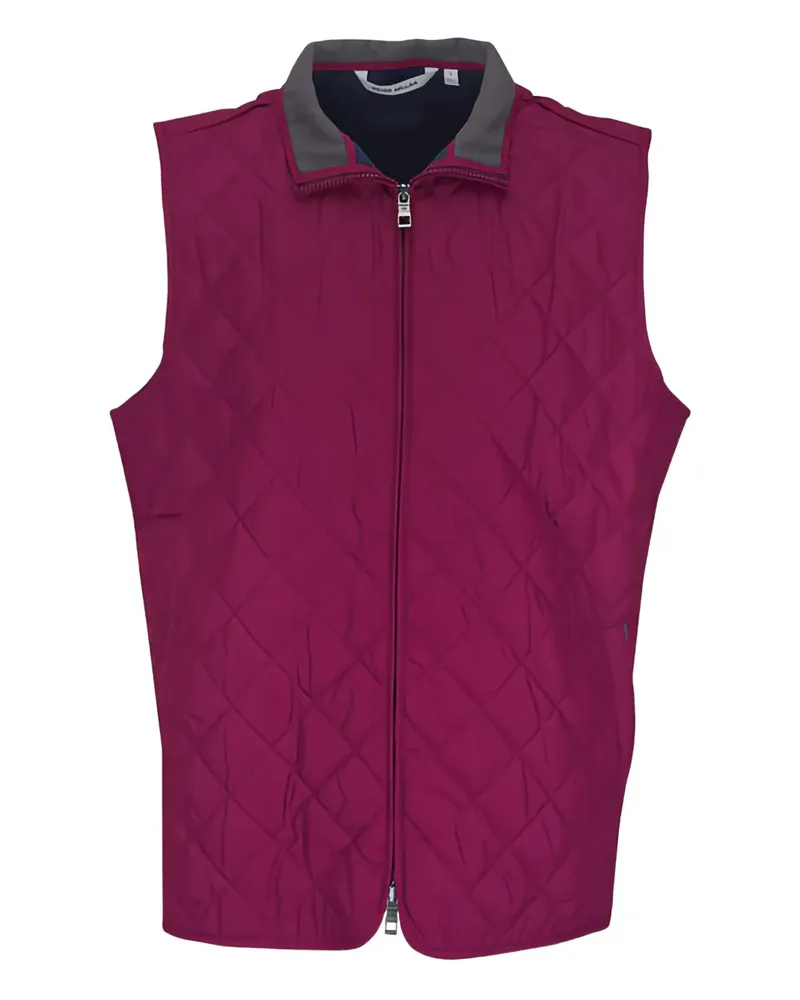 Peter Millar Essex quilted gilet - Rot Rot