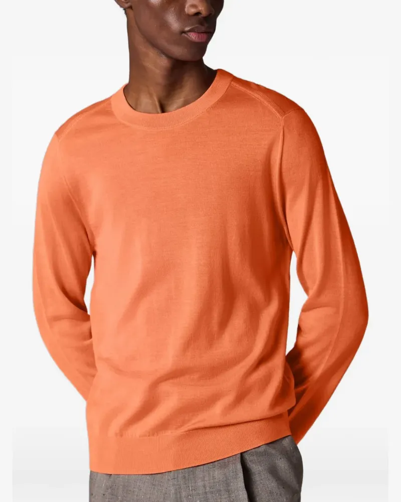 Paul Smith Artist Stripe Merinopullover - Orange Orange