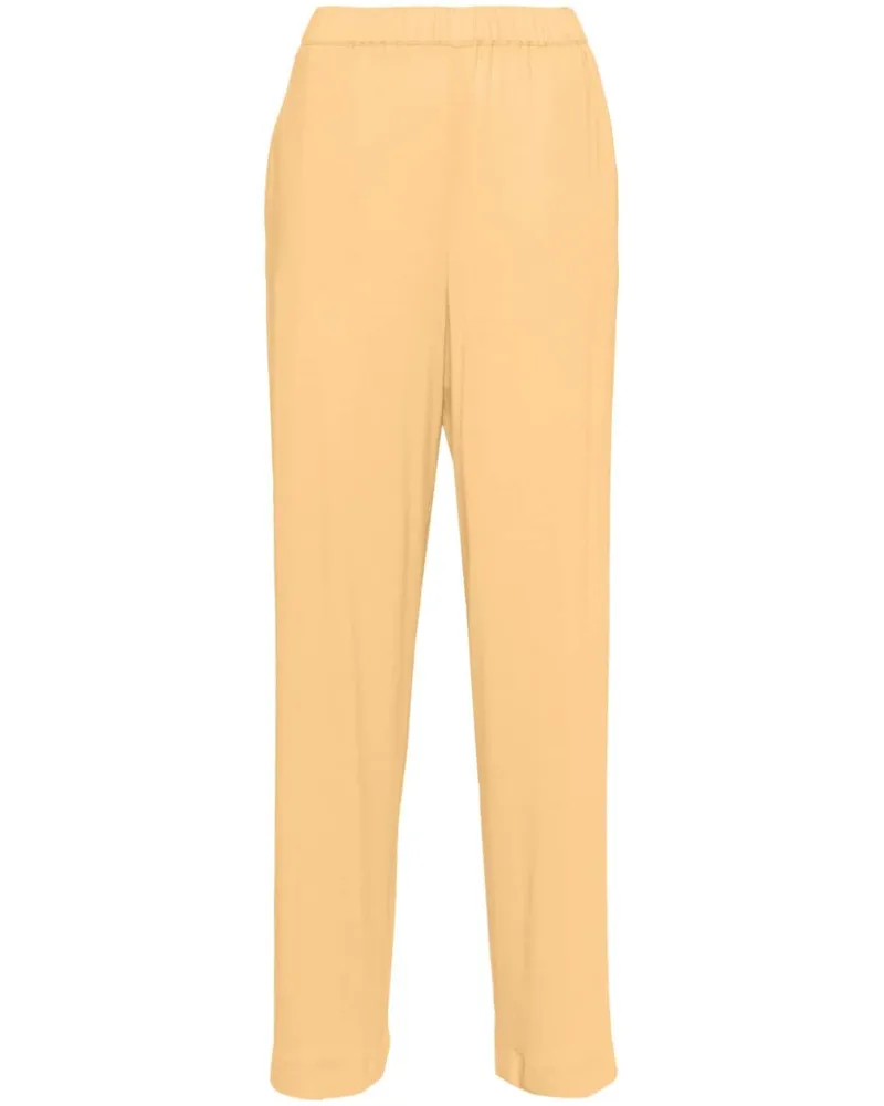 Fabiana Filippi Gerade High-Waist-Hose - Gelb Gelb