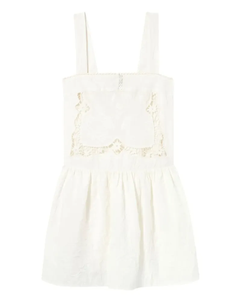 Claudie Pierlot Minikleid mit Stickerei - Nude Nude
