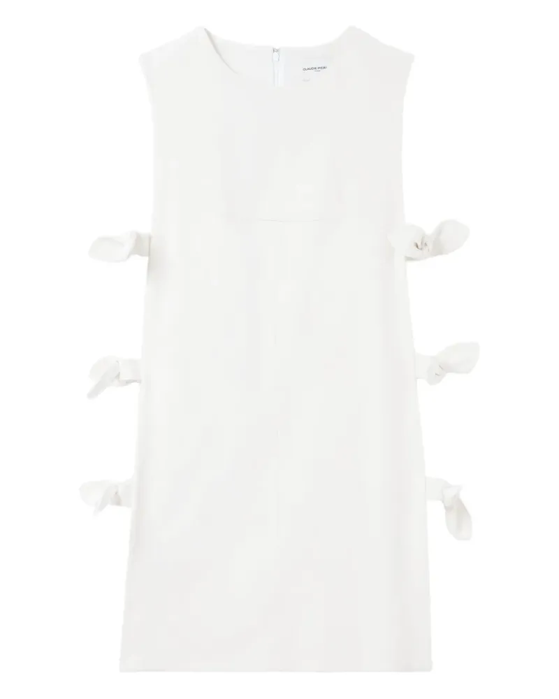 Claudie Pierlot Minikleid mit Schleifendetail - Weiß Weiß