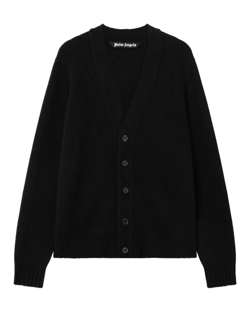 Palm Angels Cardigan mit Knöpfen - Schwarz Schwarz