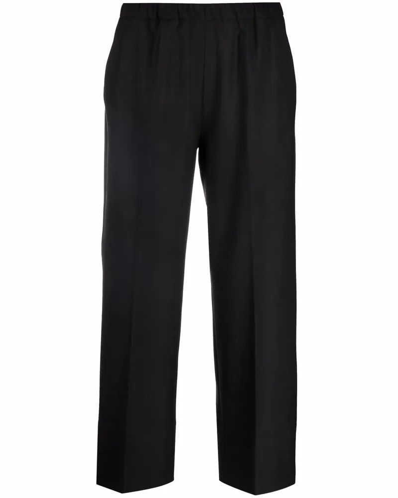 Antonelli Firenze Gerade Cropped-Hose - Schwarz Schwarz