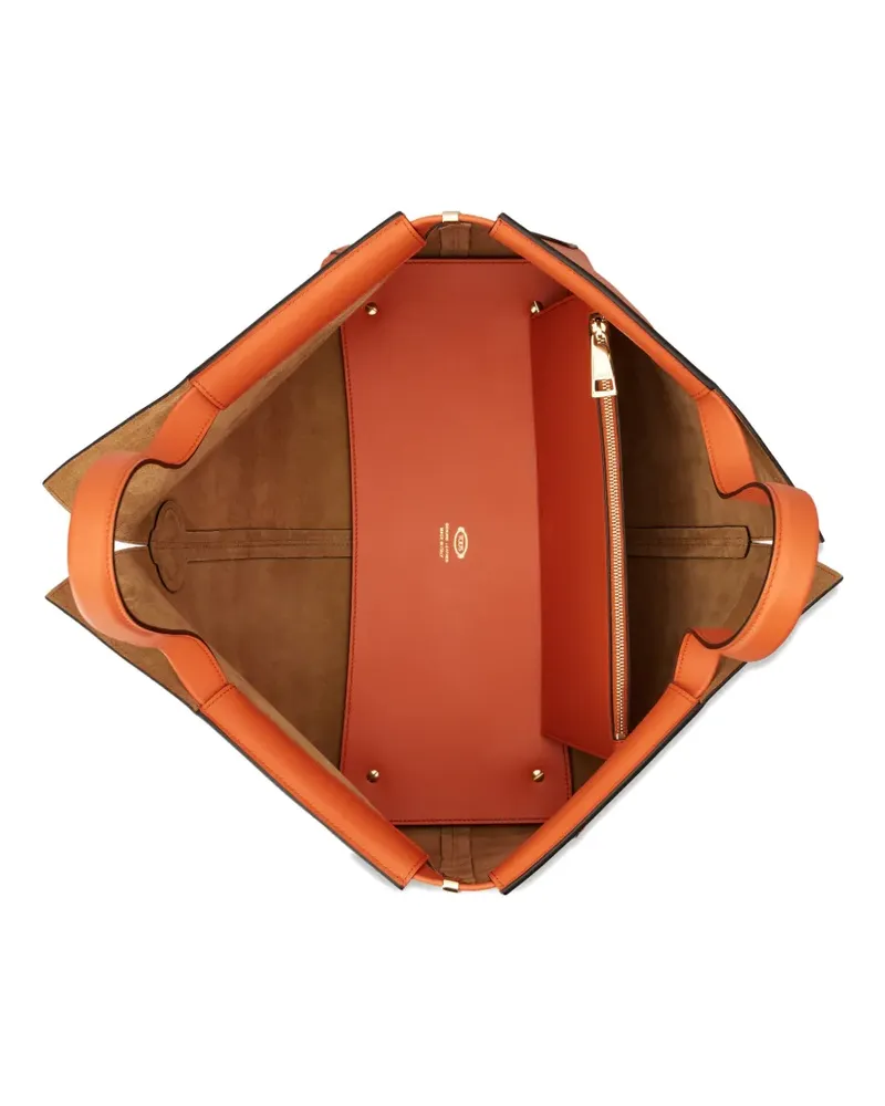 TOD'S Tote Bag mit Cut-Outs - Orange Orange