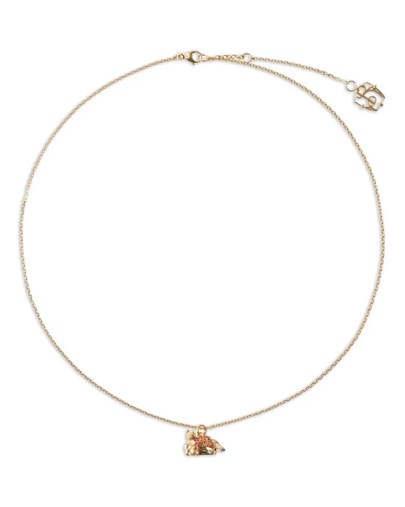 Burberry Halskette mit Fuchs-Anhänger - Gold Gold