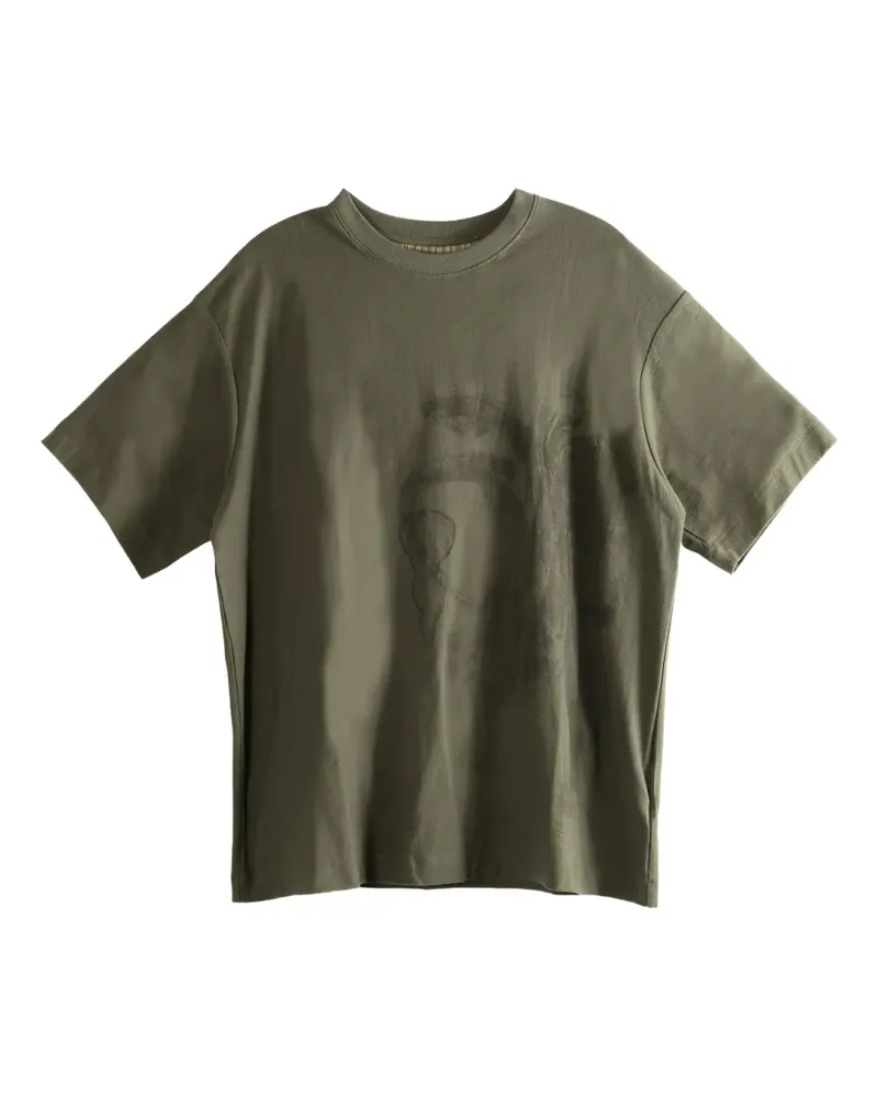 Ziggy Chen Digital Print T-Shirt - Grün Grün