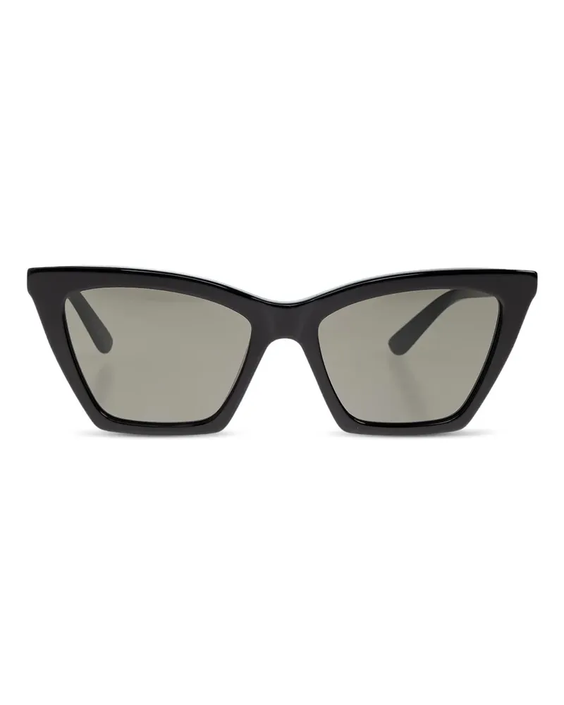 Alexander McQueen Sonnenbrille mit Cat-Eye-Gestell - Schwarz Schwarz
