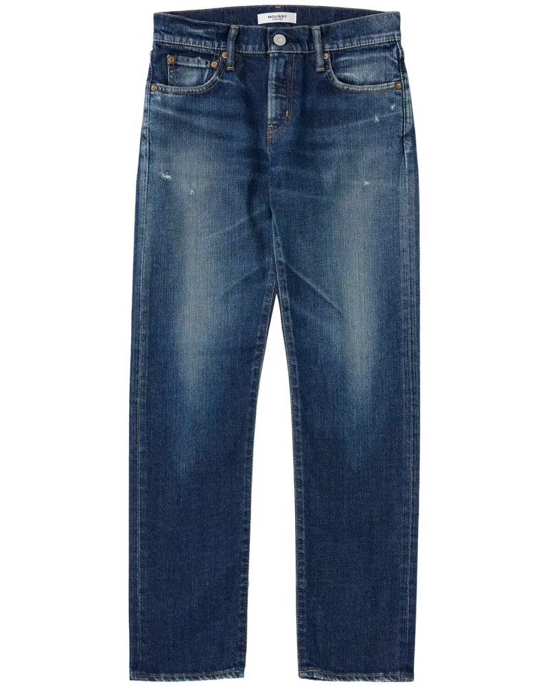 MOUSSY Moonachie Slim-Fit-Jeans - Blau Blau