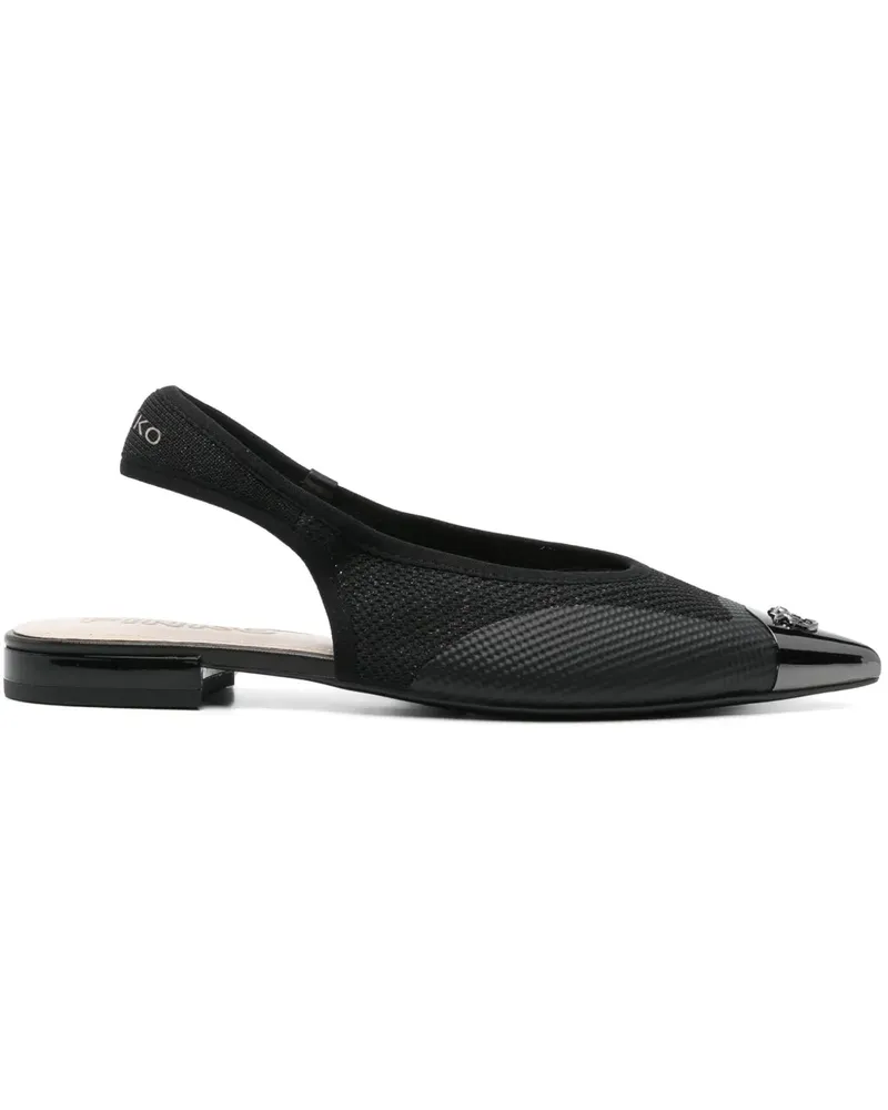 Pinko Ballerinas mit Lurex-Detail - Schwarz Schwarz