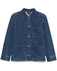 A.P.C. Silvana Jeansjacke Blau