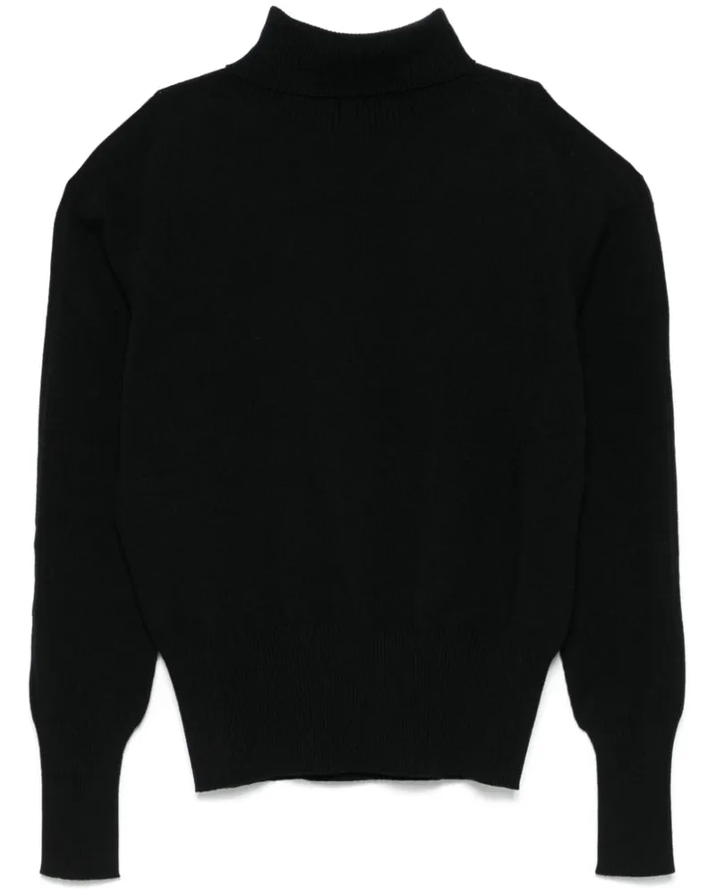 D.EXTERIOR Pullover mit Rollkragen - Schwarz Schwarz