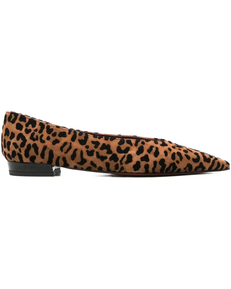 FESTA Milano Ballerinas mit Leoparden-Print - Braun Braun